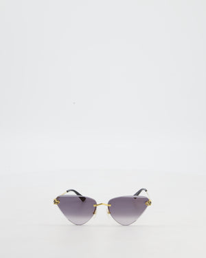 Cartier Cat-Eye Tinted Sunglasses