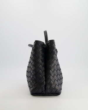 Bottega Veneta Medium Andiamo Bag in Nocturnal Intrecciato Leather with Gold Hardware RRP £4,250