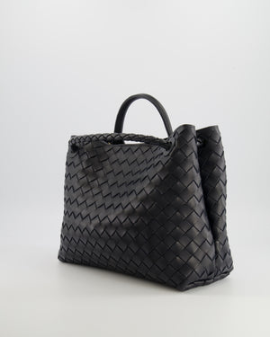 Bottega Veneta Medium Andiamo Bag in Nocturnal Intrecciato Leather with Gold Hardware RRP £4,250