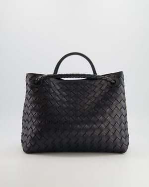 Bottega Veneta Medium Andiamo Bag in Nocturnal Intrecciato Leather with Gold Hardware RRP £4,250
