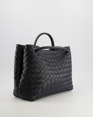 Bottega Veneta Medium Andiamo Bag in Nocturnal Intrecciato Leather with Gold Hardware RRP £4,250
