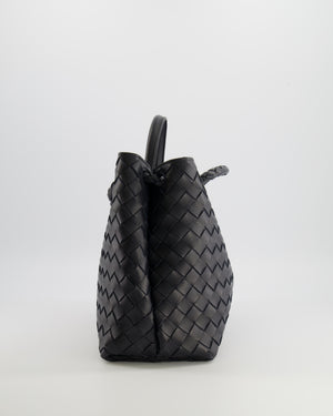 Bottega Veneta Medium Andiamo Bag in Nocturnal Intrecciato Leather with Gold Hardware RRP £4,250