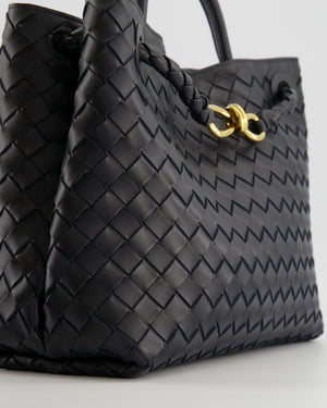Bottega Veneta Medium Andiamo Bag in Nocturnal Intrecciato Leather with Gold Hardware RRP £4,250