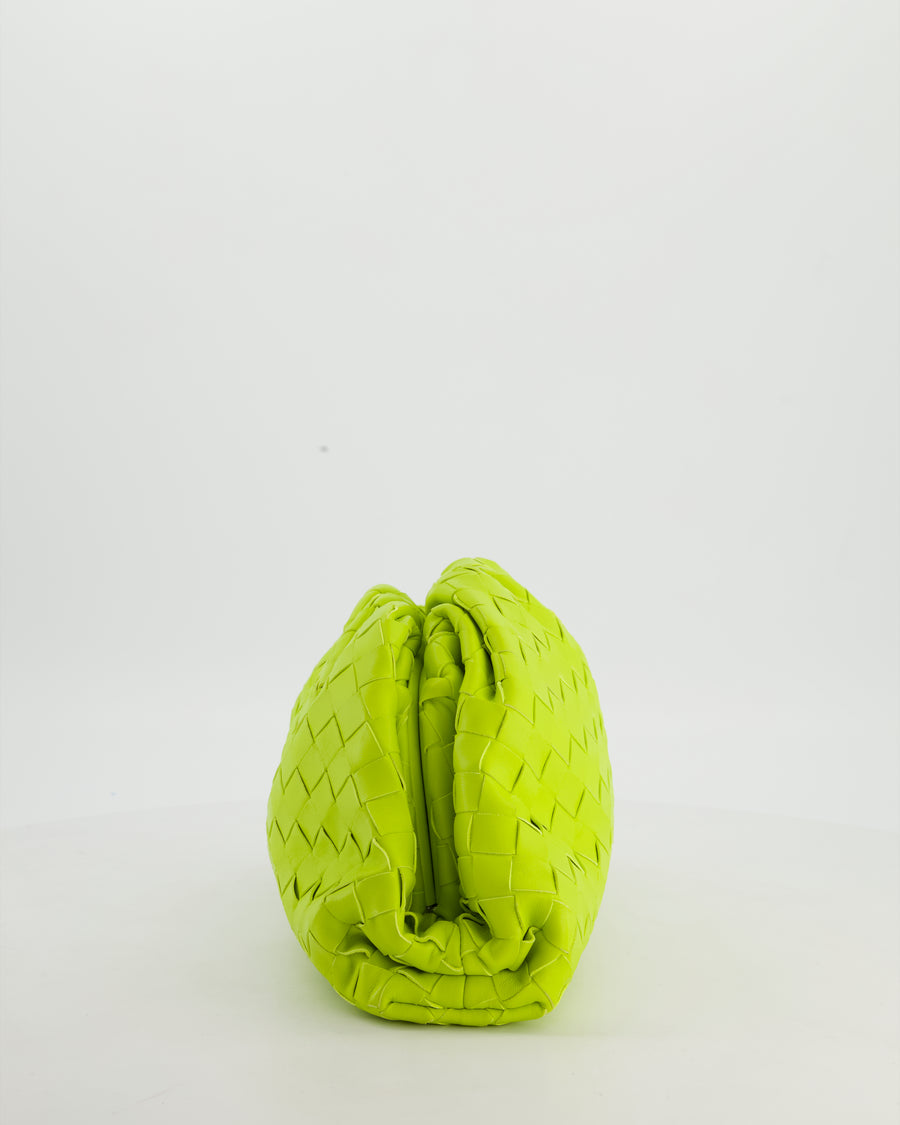 Bottega Veneta Kiwi Intrecciato Leather Clutch Bag RRP £2,900