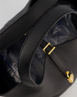 *VERY RARE* Hermès Picotin Lock 22 Bag in Noir Clemence Leather with Gold Hardware