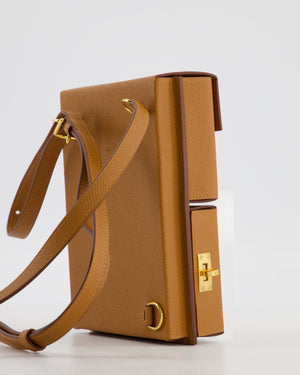 Hermès Kelly Multipocket To Go Pouch in Gold Epsom Leather with Gold Hardware