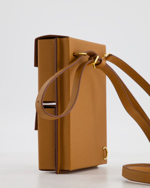 Hermès Kelly Multipocket To Go Pouch in Gold Epsom Leather with Gold Hardware