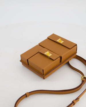 Hermès Kelly Multipocket To Go Pouch in Gold Epsom Leather with Gold Hardware