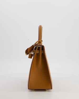 *HOLY GRAIL* Hermès Kelly 25 Sellier Bag in Gold Epsom Leather with Gold Hardware