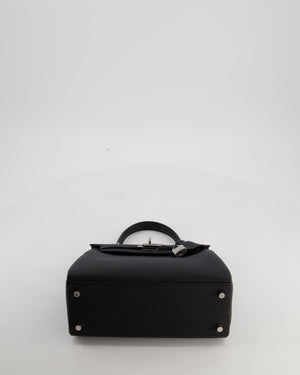 Hermès Kelly 25 Retourne Bag in Noir Togo Leather with Palladium Hardware