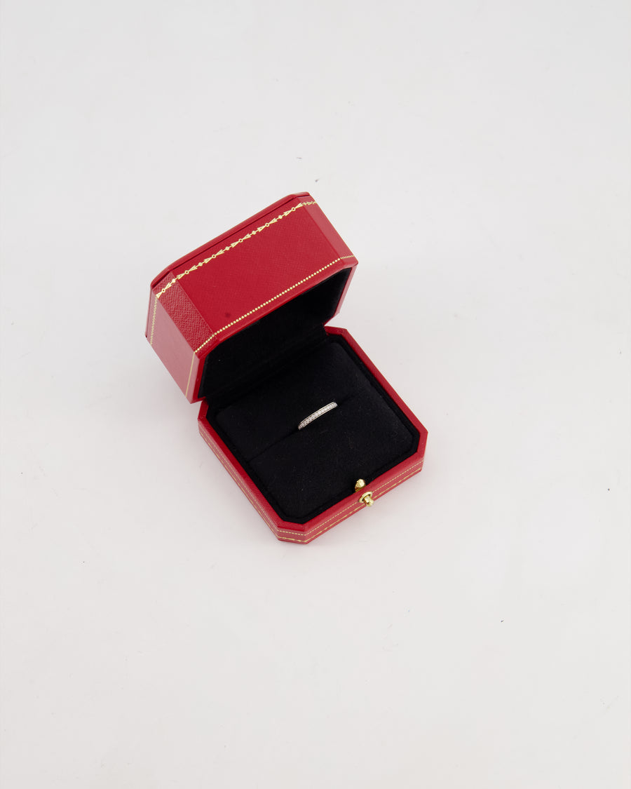 Cartier Diamond 18K Platinum Ballerine Full Hoop Eternity Ring in 18K Platinum