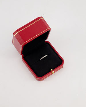 Cartier Diamond 18K Platinum Ballerine Full Hoop Eternity Ring in 18K Platinum