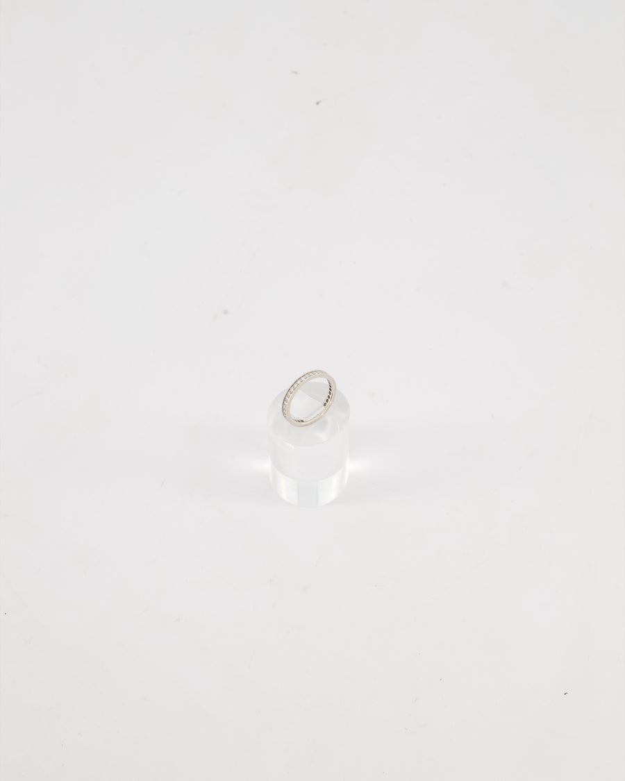 Cartier Diamond 18K Platinum Ballerine Full Hoop Eternity Ring in 18K Platinum