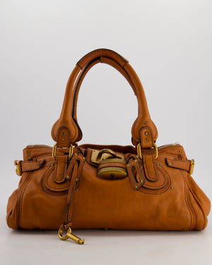 *HOT* Chloe Brown Vintage Paddington Bag in Grained Calfskin Leather with Gold Hardware