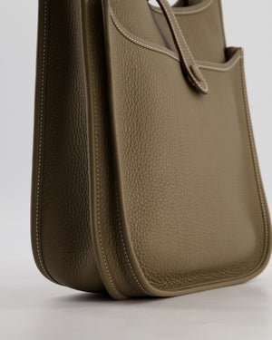Hermès Evelyne III 29 Bag in Etoupe Taurillon Clemence Leather with Gold Hardware