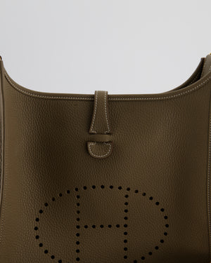 Hermès Evelyne III 29 Bag in Etoupe Taurillon Clemence Leather with Gold Hardware