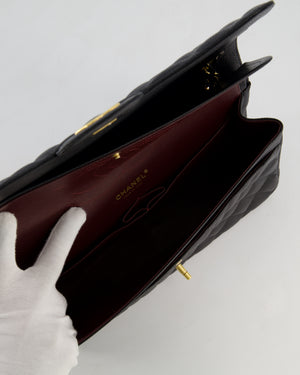 Chanel Jumbo Classic Double Flap Bag in Black Caviar Leather with Gold Hardware RRP £9,540