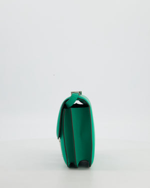 Hermès Mini Constance III Miroir 18 Bag in Menthe Chevre Mysore Leather with Palladium Hardware