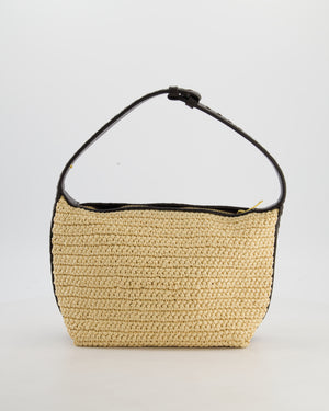 Bottega Veneta Mini Wallace Bag in Intrecciato Weave with Dark Brown Intrecciato Leather Handle