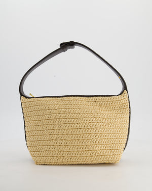 Bottega Veneta Mini Wallace Bag in Intrecciato Weave with Dark Brown Intrecciato Leather Handle