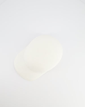 Loro Piana Eirin Basball Hat in White Textile Paper Size M RRP £610