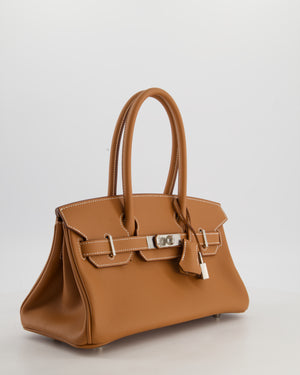 *RARE* Hermès Shoulder Birkin Light 29 Bag in Gold Evercolour Leather with Palladium Hardware
