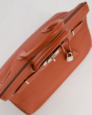 Hermès Birkin 35 Retourne Bag in Brique Epsom Leather with Palladium Hardware