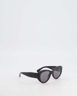 Chanel Black Butterfly Sunglasses with Black CC Logos