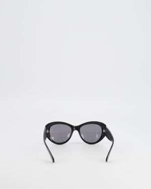 Chanel Black Butterfly Sunglasses with Black CC Logos