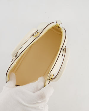 Hermès Mini Bolide in Nata Chevre Mysore Leather with Gold Hardware