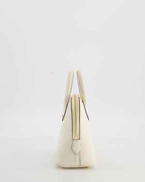 Hermès Mini Bolide in Nata Chevre Mysore Leather with Gold Hardware