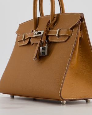 *RARE* Hermès Birkin 25 Sellier Bag in Gold Epsom Leather with Palladium Hardware