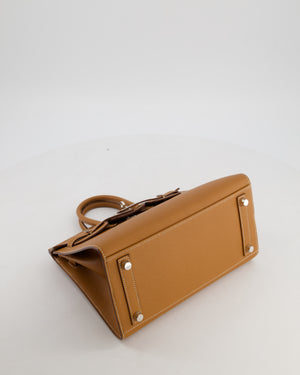 *RARE* Hermès Birkin 25 Sellier Bag in Gold Epsom Leather with Palladium Hardware