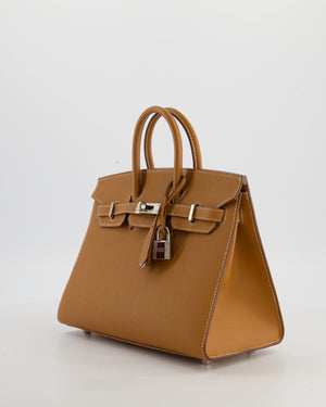 *RARE* Hermès Birkin 25 Sellier Bag in Gold Epsom Leather with Palladium Hardware