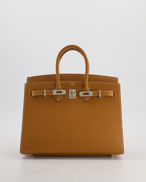 *RARE* Hermès Birkin 25 Sellier Bag in Gold Epsom Leather with Palladium Hardware