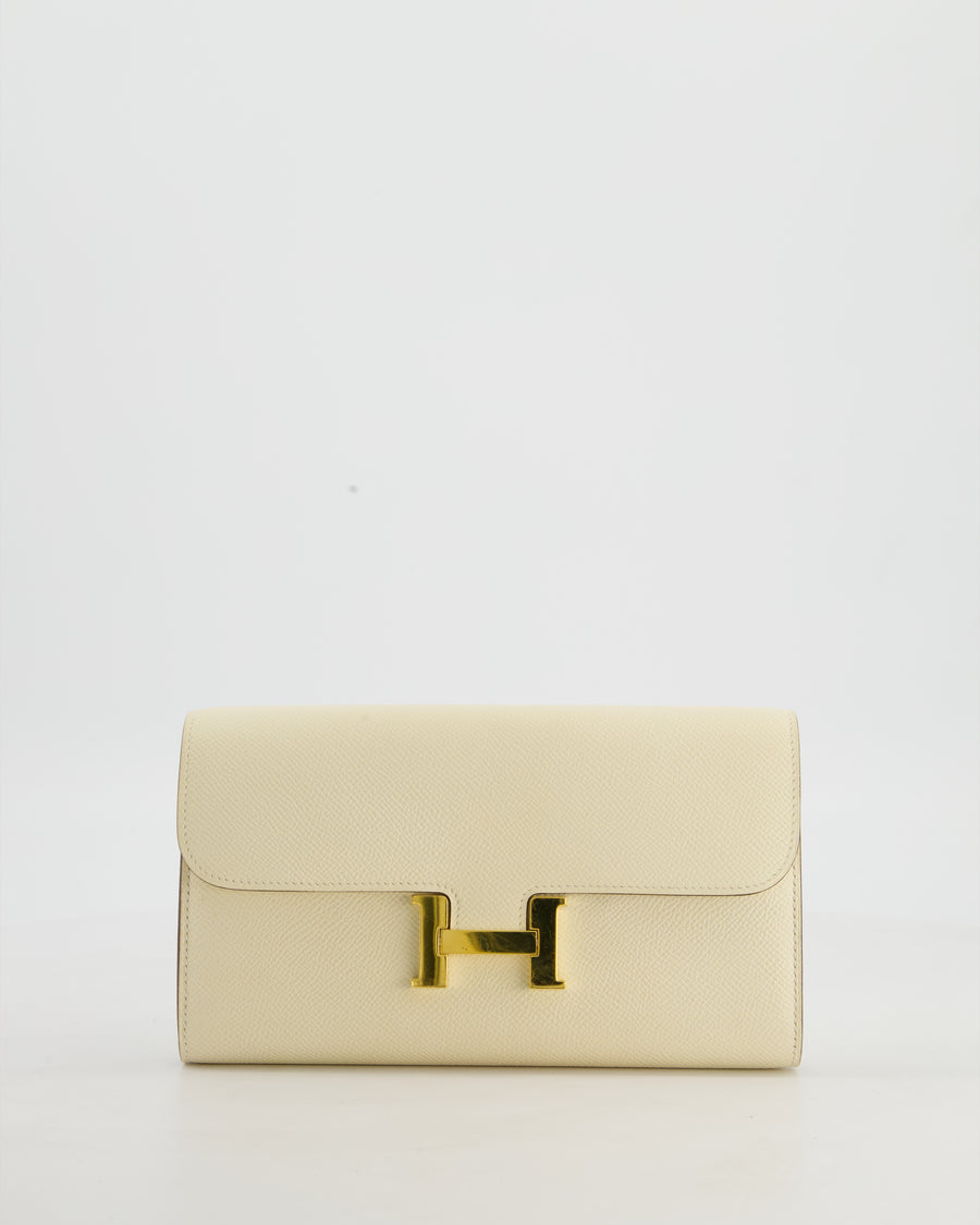 Hermès Constance To Go Bag in Nata Epsom Leather with Gold Hardware