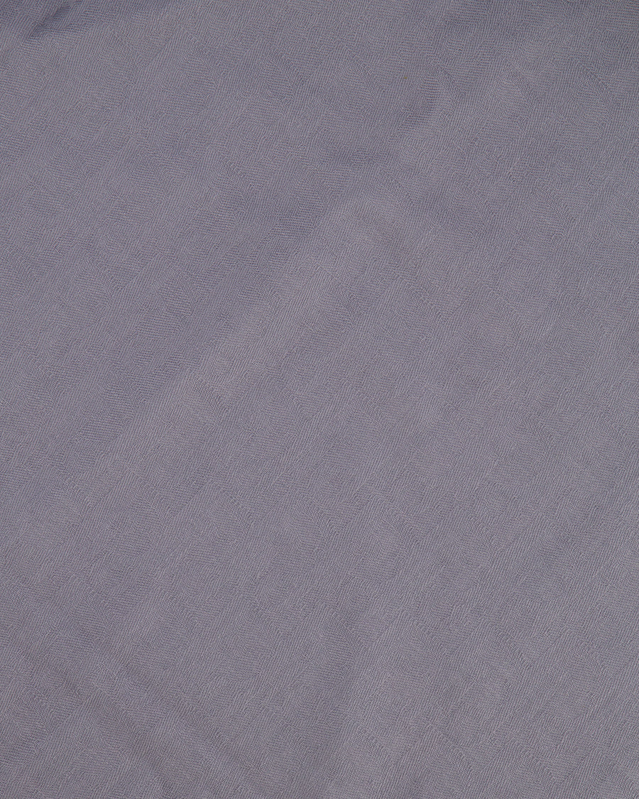 Christian Dior Grey Oblique Logo Scarf with Fringe Detail Size 145cm x 145cm