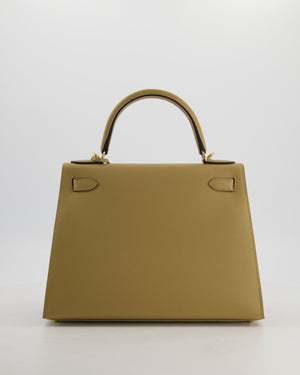 *HOLY GRAIL* Hermès Kelly 28 Sellier Bag in Poussiere Epsom Leather with Permabrass Hardware