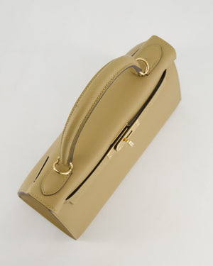 *HOLY GRAIL* Hermès Kelly 28 Sellier Bag in Poussiere Epsom Leather with Permabrass Hardware