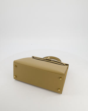 *HOLY GRAIL* Hermès Kelly 28 Sellier Bag in Poussiere Epsom Leather with Permabrass Hardware