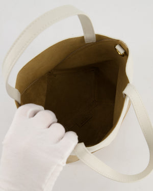 Loewe Mini Puzzle Fold Tote Bag in Calfskin Leather with Gold Hardware