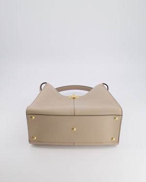 Fendi Light Beige Medium XLite Peekaboo Leather Bag with Gold Hardware RRP £3,500