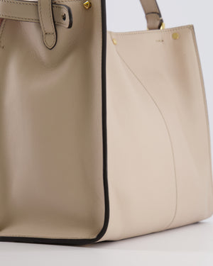 Fendi Light Beige Medium XLite Peekaboo Leather Bag with Gold Hardware RRP £3,500