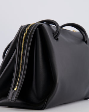 Loewe Black Supple Calfskin Medium Madrid Bag with Gold Hardware RRP £4,200