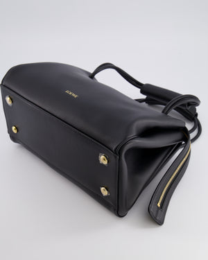 Loewe Black Supple Calfskin Medium Madrid Bag with Gold Hardware RRP £4,200