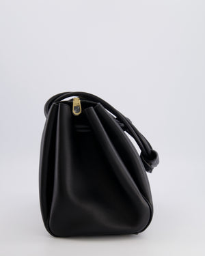 Loewe Black Supple Calfskin Medium Madrid Bag with Gold Hardware RRP £4,200