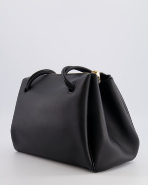 Loewe Black Supple Calfskin Medium Madrid Bag with Gold Hardware RRP £4,200