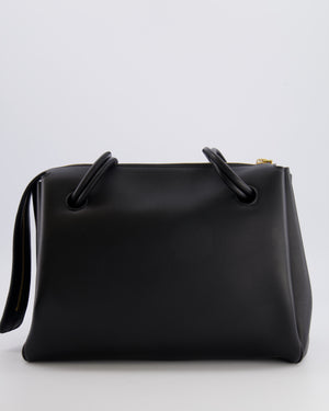 Loewe Black Supple Calfskin Medium Madrid Bag with Gold Hardware RRP £4,200