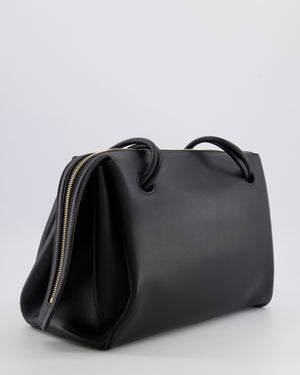 Loewe Black Supple Calfskin Medium Madrid Bag with Gold Hardware RRP £4,200