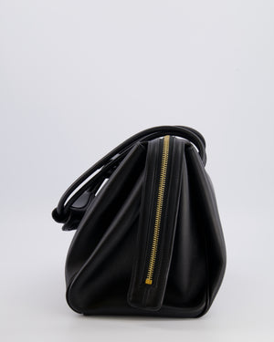 Loewe Black Supple Calfskin Medium Madrid Bag with Gold Hardware RRP £4,200